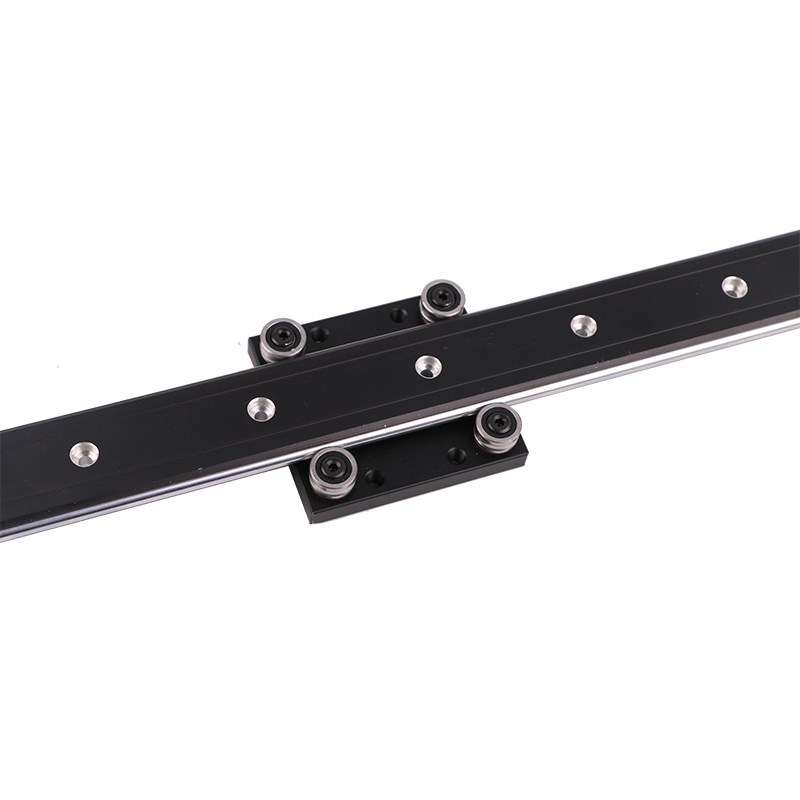 超薄厚直线导轨滑台设备导轨双轴心外滑滚轮导轨滑轨轨滑块导轨