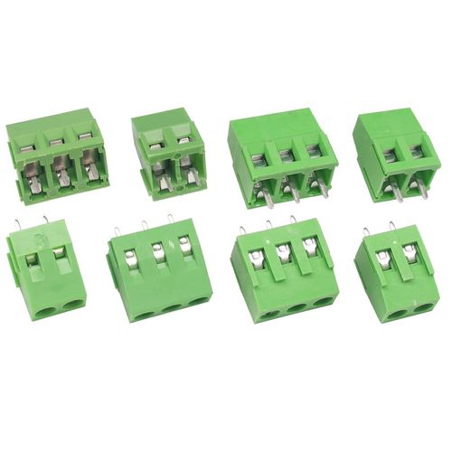 接线端子DG/KF128 间距5.08/5.0mm可拼接 螺钉N式PCB端子2P/3/4p