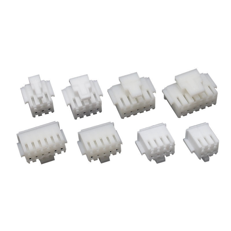 PHB胶壳2.0mim间距连接器接插件双排带扣公壳端子2*2 3 4 5 6p-12