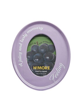 HIMORE欧式瓷盘英文字母相框 家居装饰客厅卧室创意6寸照片摆件