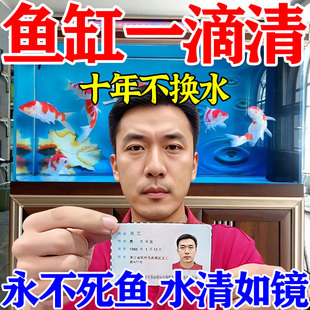 鱼缸净水剂一滴清消毒杀菌养鱼专用防鱼缸水变浑发绿水质清澈剂D