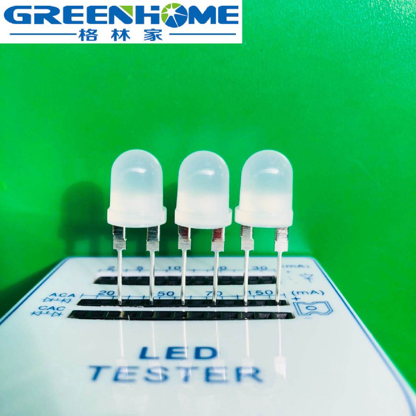 F8/F10圆头草帽七彩快闪RGB慢闪0.5W超高亮led灯珠酒吧LED舞台灯