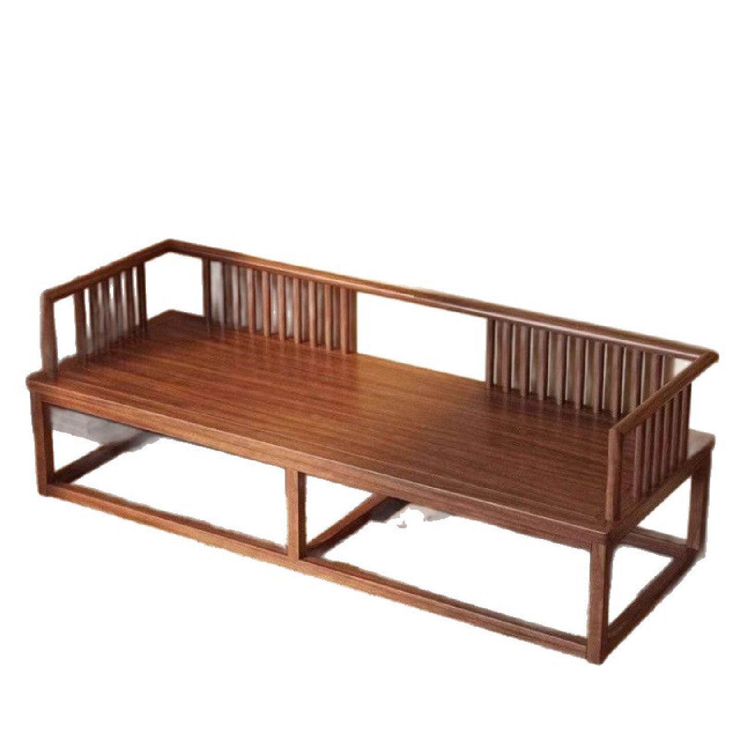 全实木罗汉床新中式简约沙发床明式客厅家用组合小户型躺椅贵妃榻