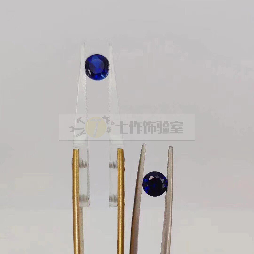 无色差透明带槽宝石镊子胶头防刮花彩宝珠宝专用