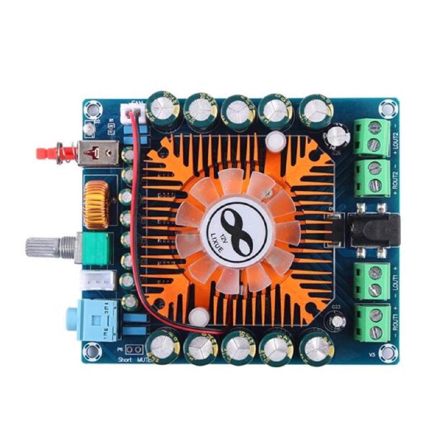 TDA7850数字功放模块四声道4*50W车载HIFI发烧级高保真XH-M521