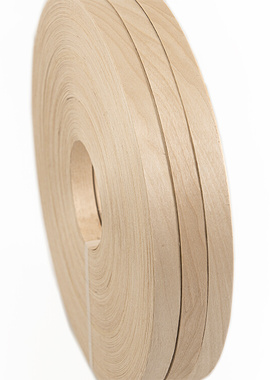 木皮匠天然白桦木封边条 实木木皮封边条 家具木门封边条