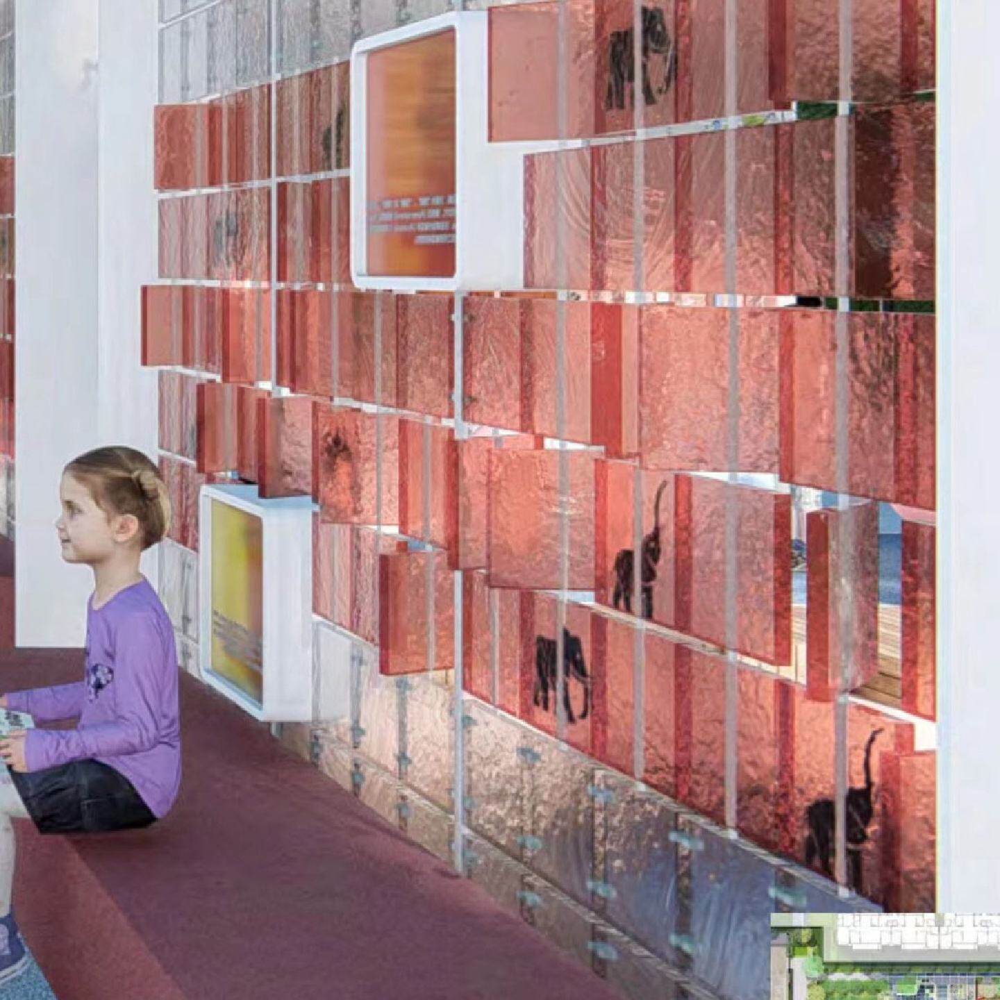 定制游戏道具翻翻乐景墙公园球面墙商场广告互动景观墙游戏拼图墙