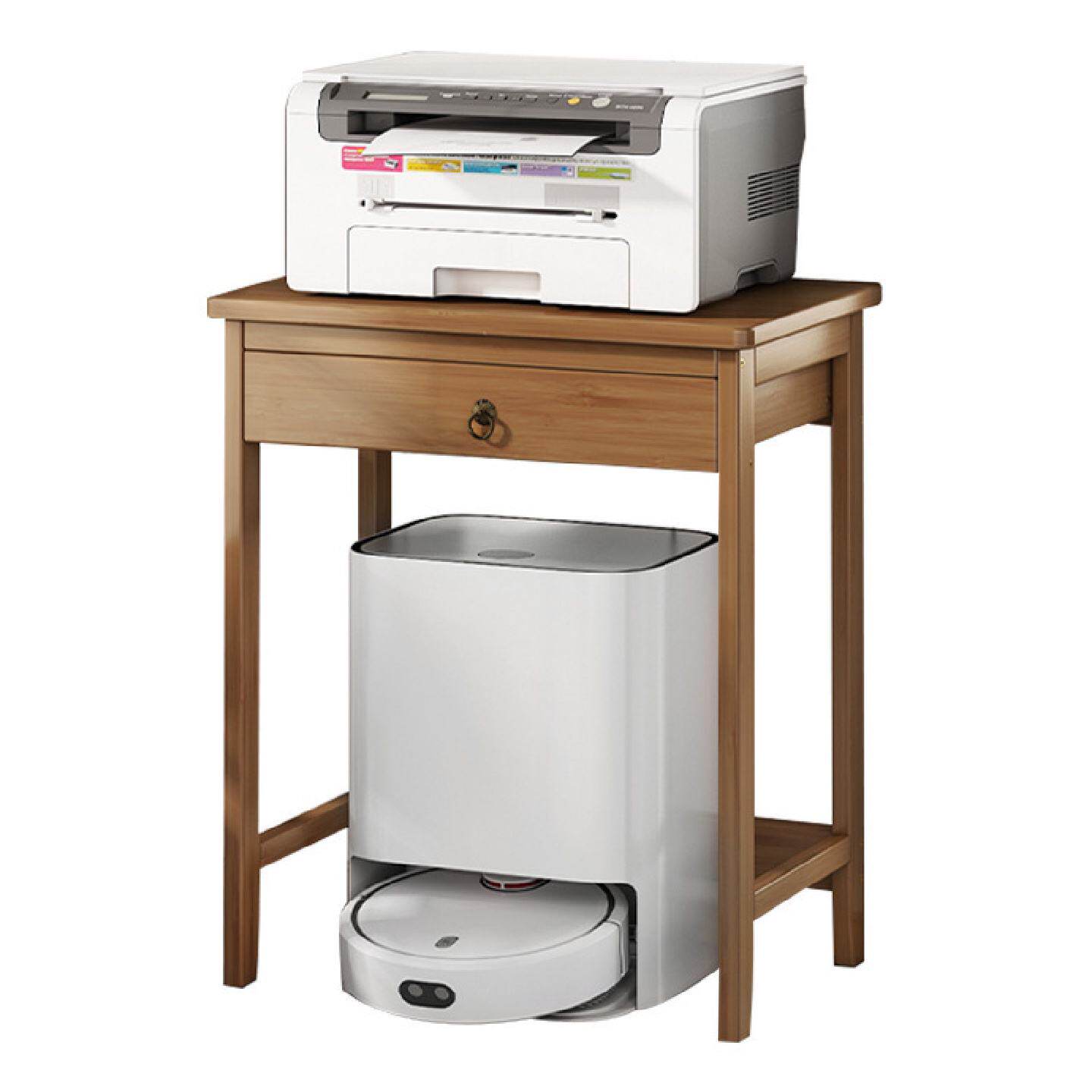 放打印机置物架落地办公室桌下复印机架子小桌子家用客厅收纳柜子