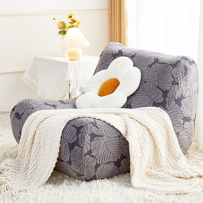 北欧榻榻米单人沙发套阳台毛毛虫沙发简约休闲懒人防尘罩厂家批发