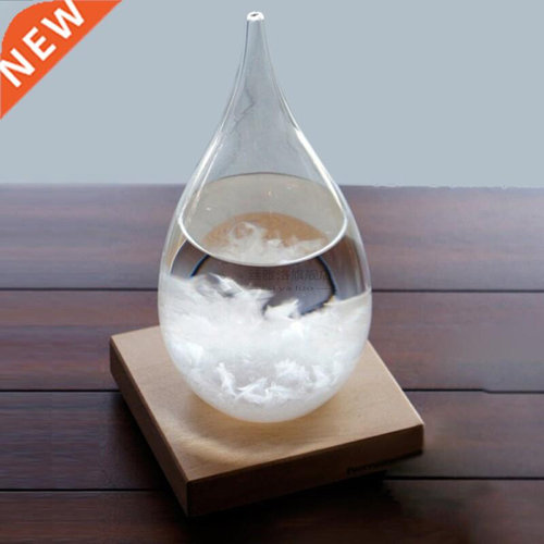 *65x115mm Transparent Droplet Storm Glass Water Drop Weather