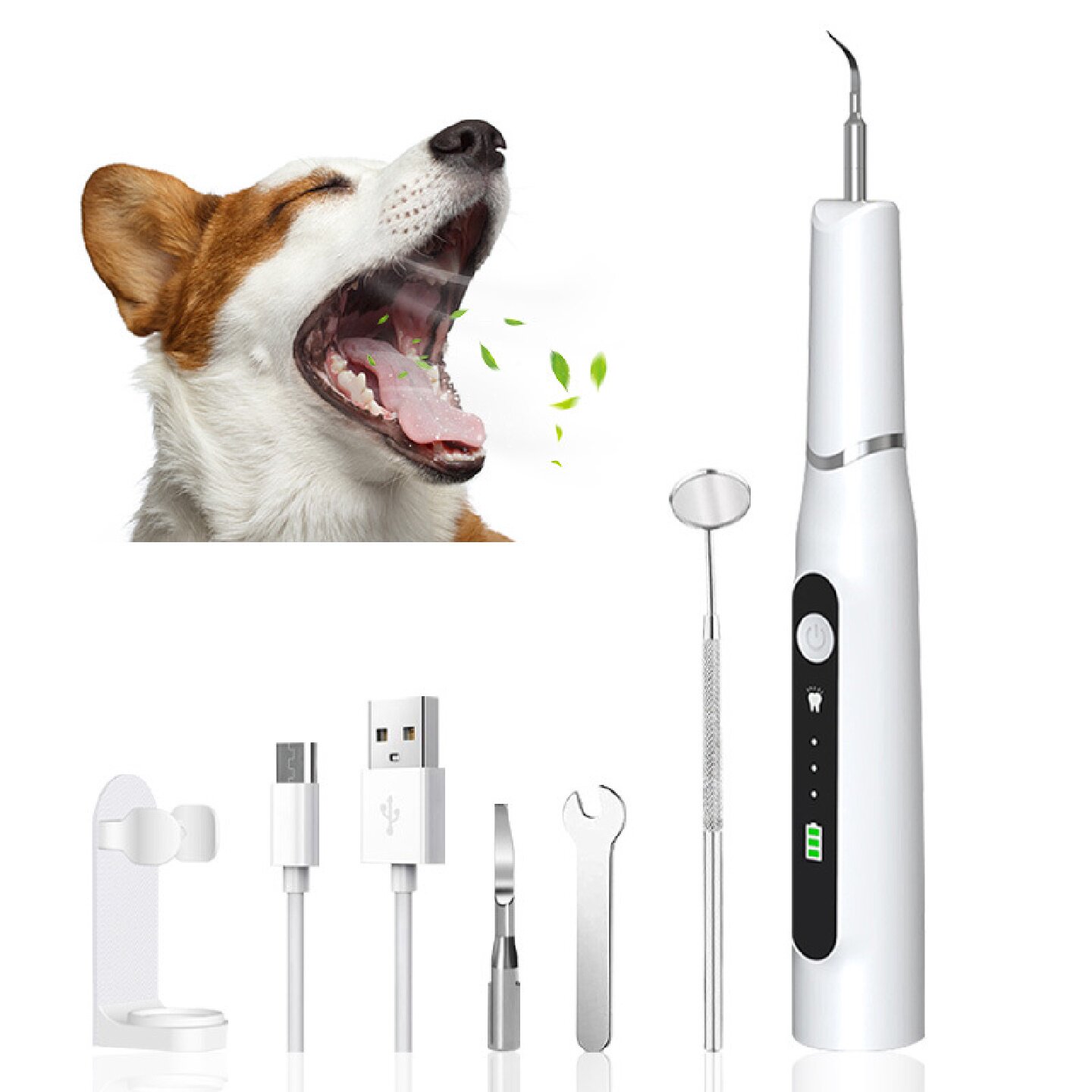 狗狗洁牙器宠物牙结石去除超声波洗牙器狗狗猫咪牙齿清洁宠物用品