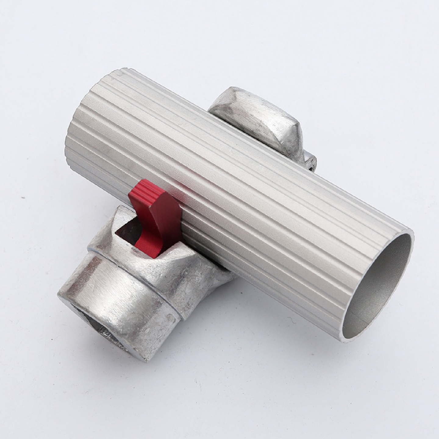 厂家铝合金脚手架配件加厚自锁弹性卡扣碗扣式金属接头连接杆