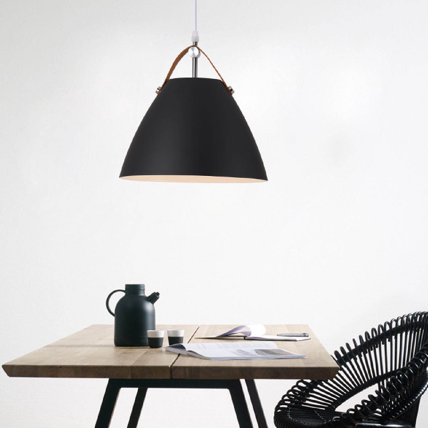 北欧现代简约餐厅灯具黑白灰个性创意咖啡厅店铺吧台餐桌三头吊灯