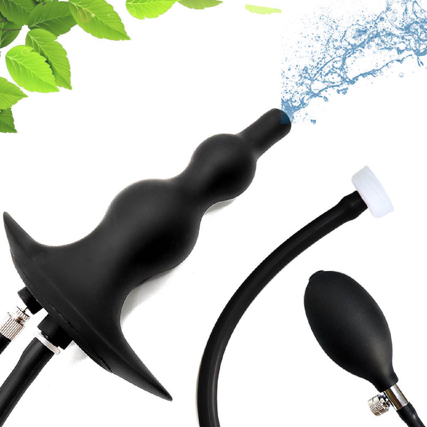 厂家现货充气球灌肠工具注射注水喷嘴PVC清洗器膨胀可分离式气囊