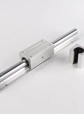 厂家直销 铝托光轴 SBPR导轨滑块 圆柱直线滑轨 精密机械滑道