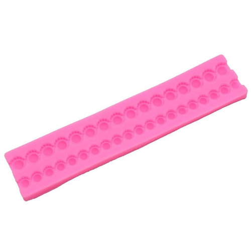 449C Pearl Bead Chain Silicone Fondant Mold Cake Chocolate D