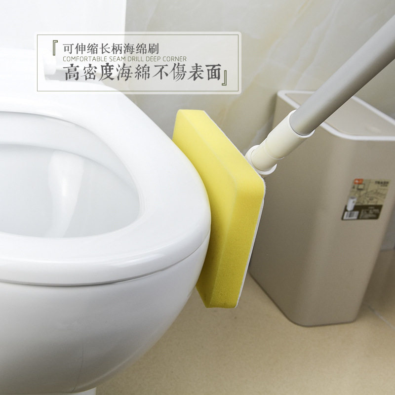 出口欧美卫生间长柄海绵浴缸刷家务厨房瓷砖地砖浴室清洁海绵刷子