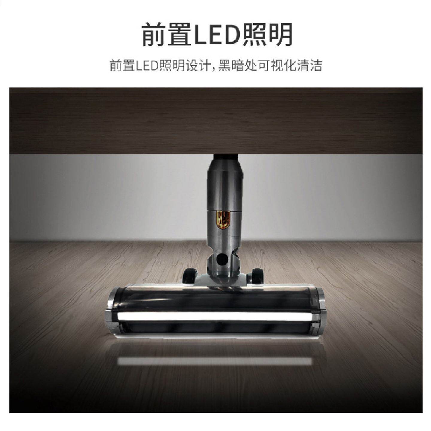 无线吸尘器手持家用大功率大吸力轻盈便携充电无绳除螨拖地一体机