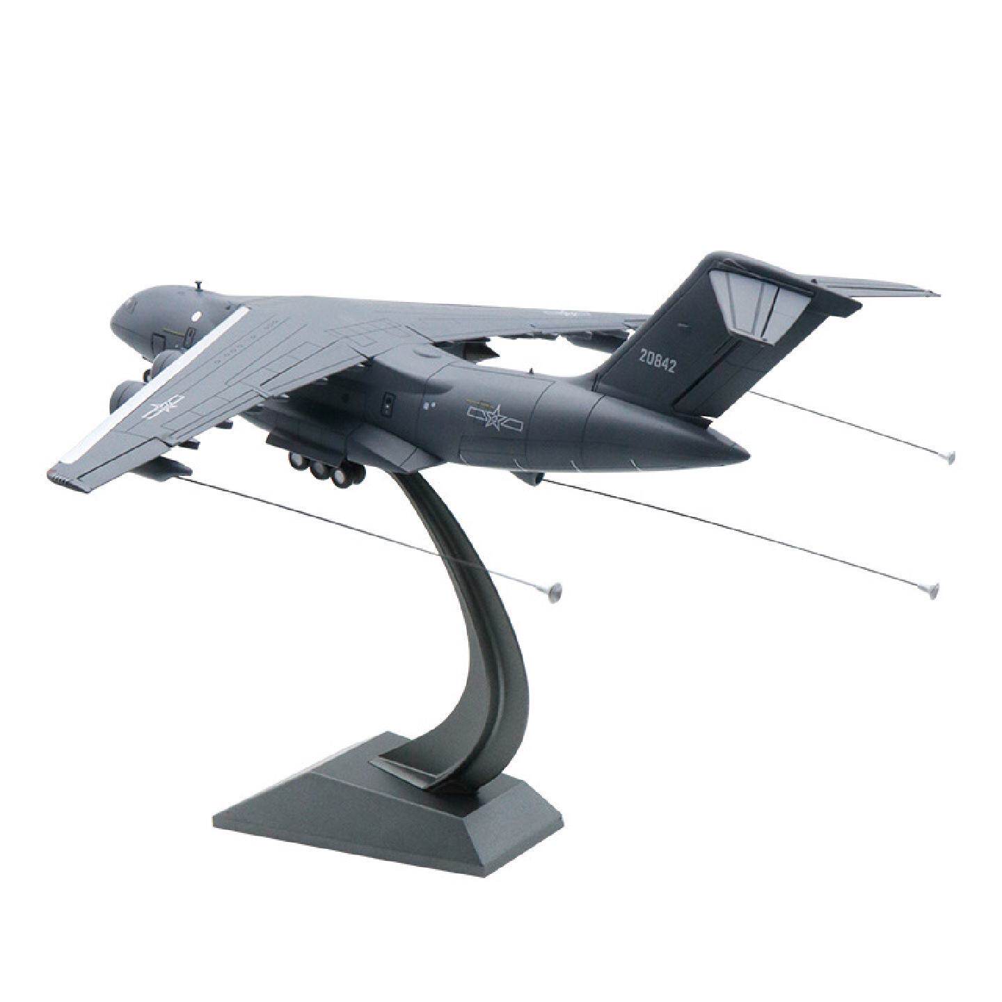 新款合金1:130运油20飞机模型批发航空军事仿真模型运输机收藏品
