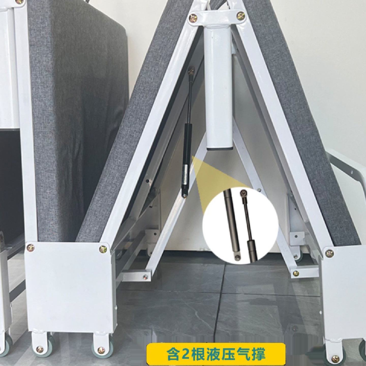 家用折叠床小空间隐形床多功能双人四折床午休隐藏床简易午睡床
