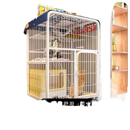 猫笼家用室内带厕所一体超大自由空间猫屋别墅宠物两层猫屋独立站
