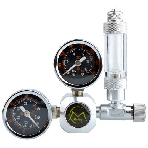 牧梵二氧化碳大双表co2带稳压减压阀水草水族电磁压力表
