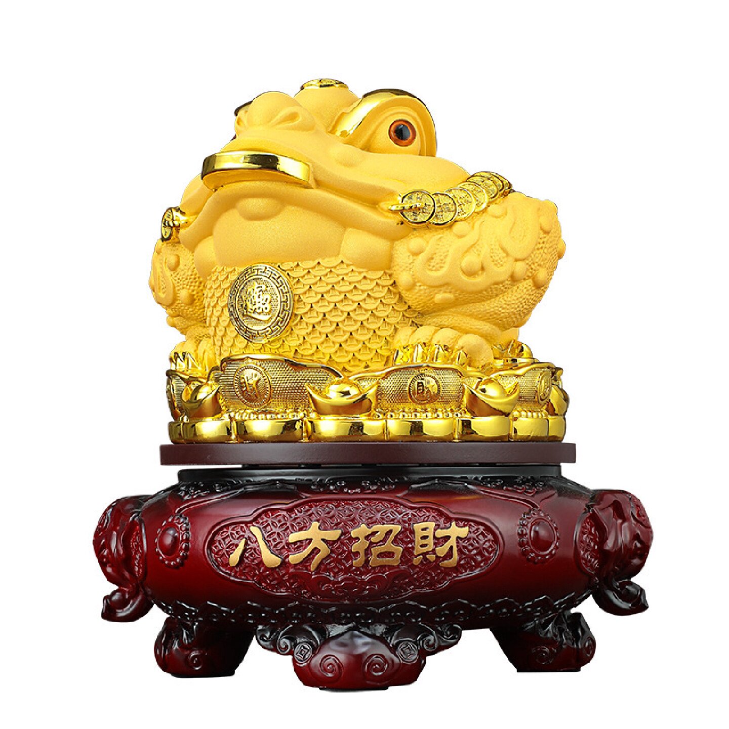 招财金蟾摆件店铺开业礼品金蝉蟾蜍工艺品摆设礼品公司开门红礼品