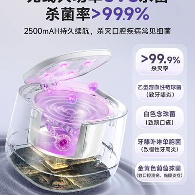 现货EraClean牙套清洗器超声波清洗机便携保持器隐形洗牙套清洁神