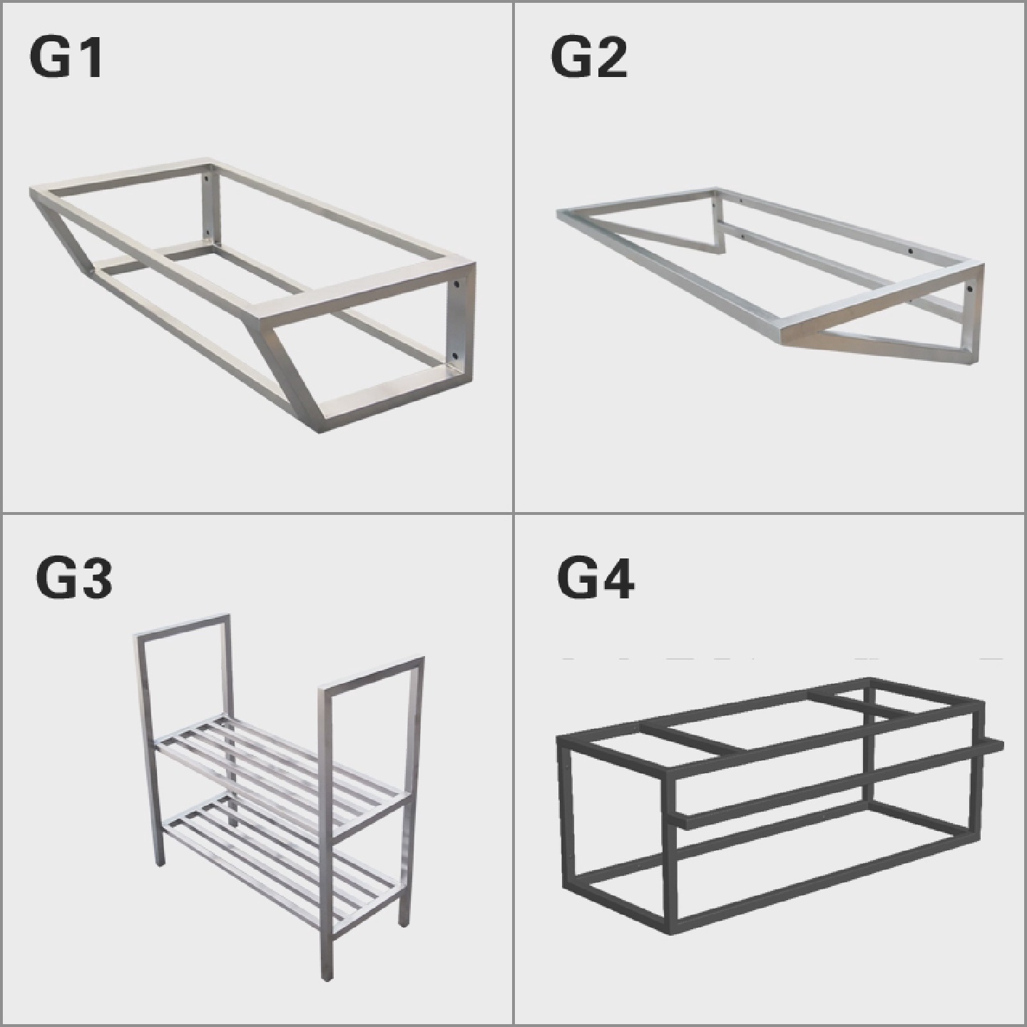 不锈钢洗手盆支架订制壁挂式浴室柜柜脚大理石桌面防锈脚金属柜腿