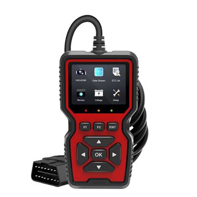 汽车故障诊断仪obd2elm327发动机故障读取数据流电瓶检测仪V519