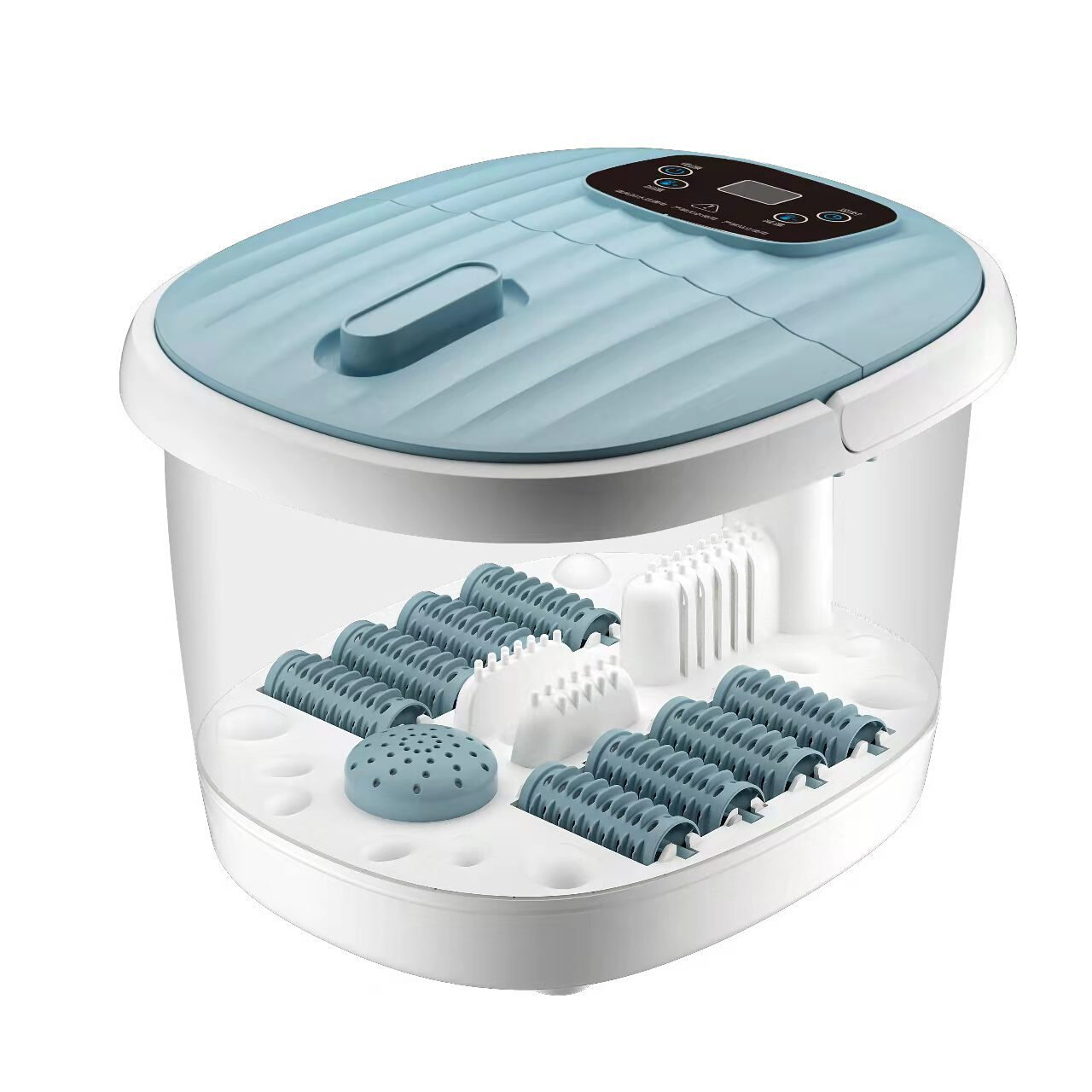 家用便携式足浴桶全自动恒温加热足浴盆电动足底洗脚盆高深泡脚桶,包装,绒布袋,淘宝优惠券,粉丝福利购,淘宝优惠卷