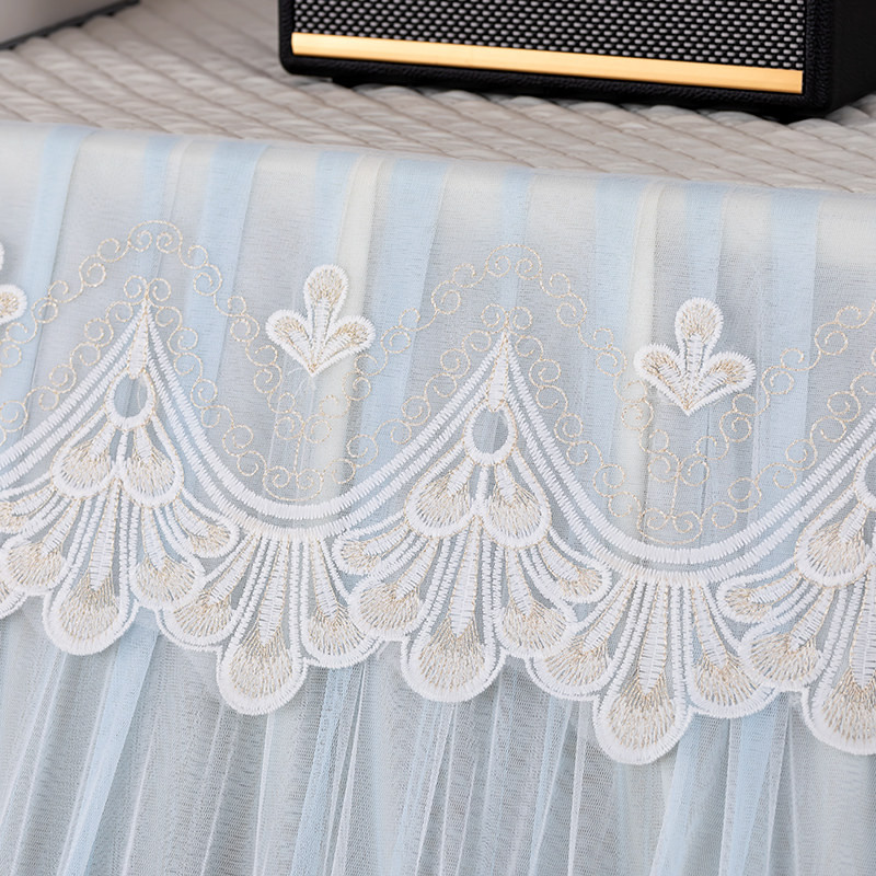 典雅法式白色蕾丝钢琴防尘罩全罩高档轻奢刚琴凳罩电子钢琴套全包