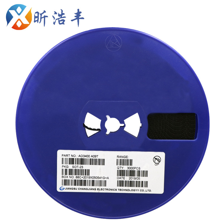 贴片三极管低压N沟道MOS管AO3400 A09T 大芯片足2.8A SOT-23封装