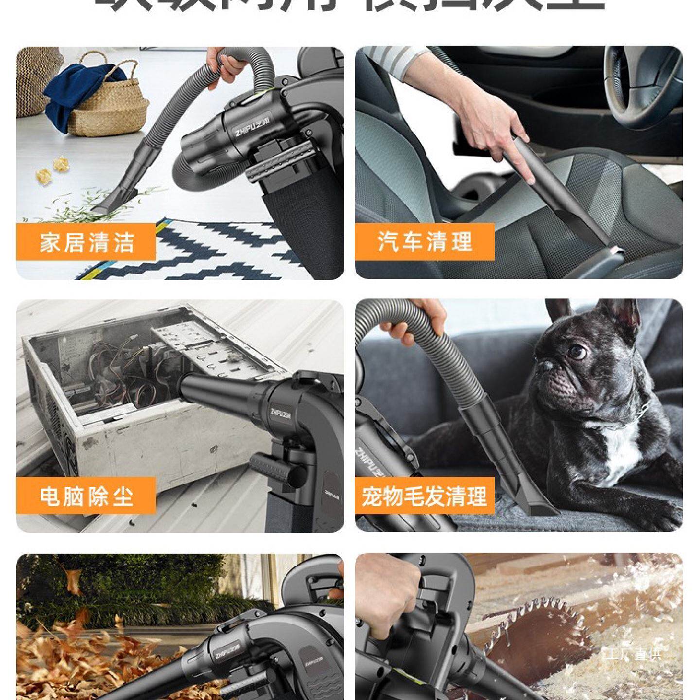 德国芝浦鼓风机小型吹灰机电脑吹风机除尘器大功率工业220v吸吾购