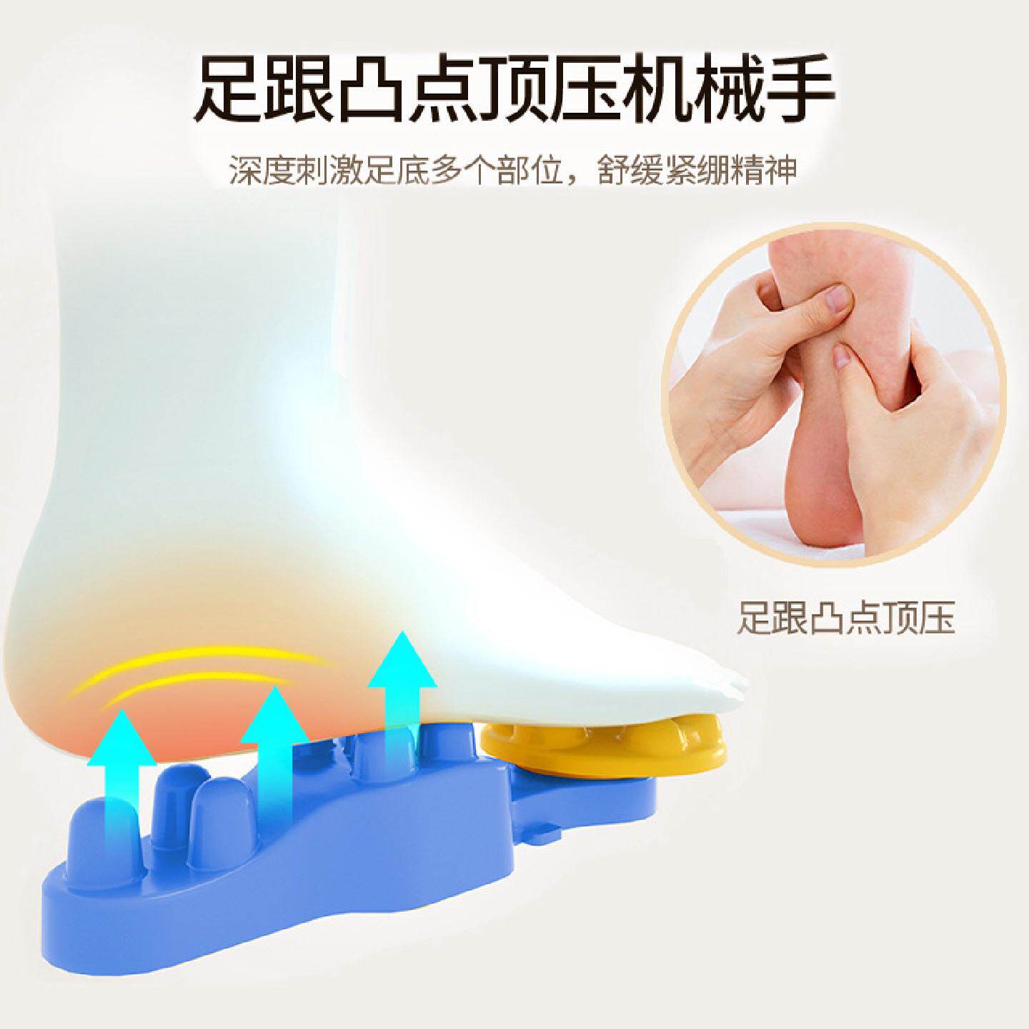 批发多功能足疗机腿部按摩器脚底足底小腿穴位热敷揉捏美腿仪足部