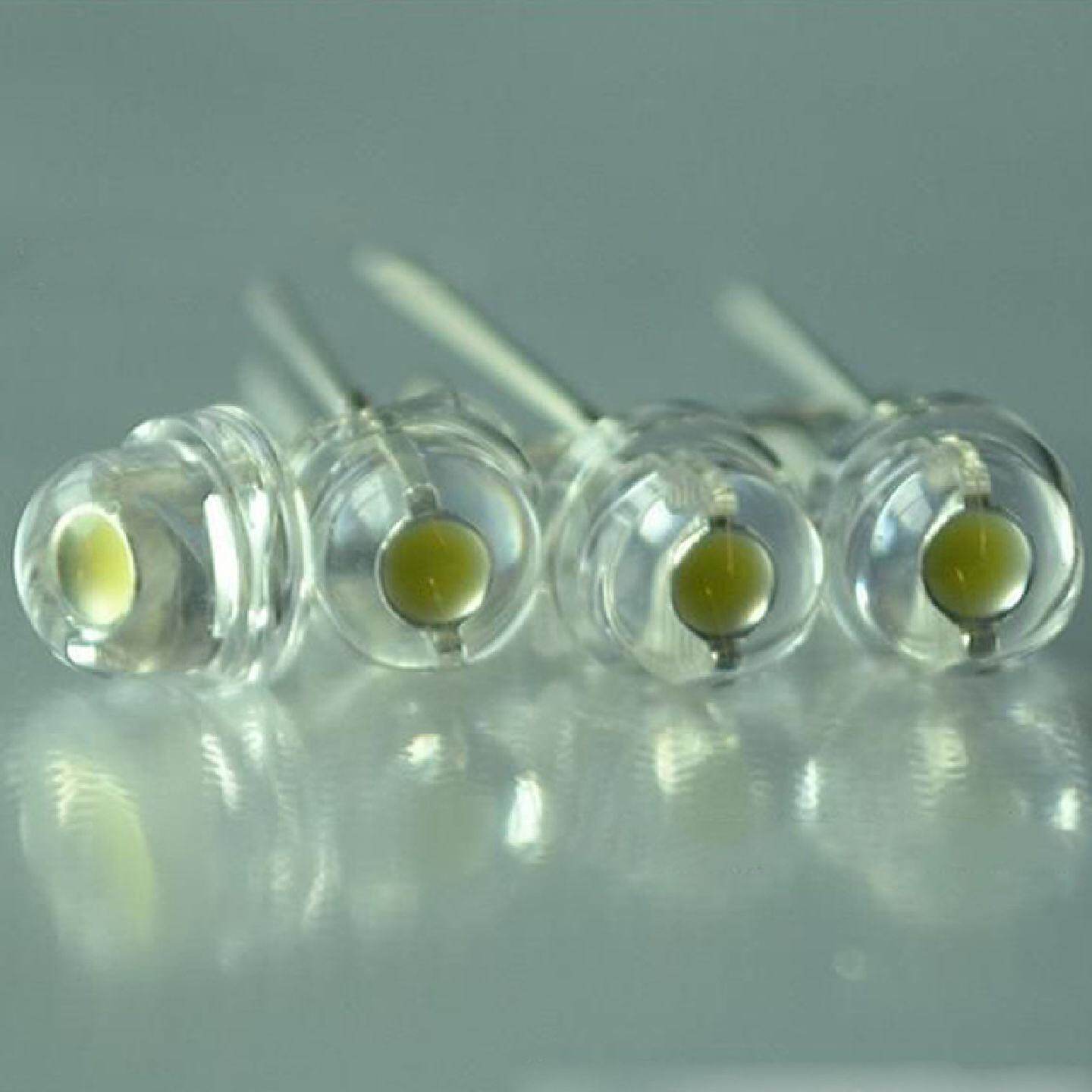 f5草帽白光大杯低光衰超高亮大杯草帽白灯led发光二极管