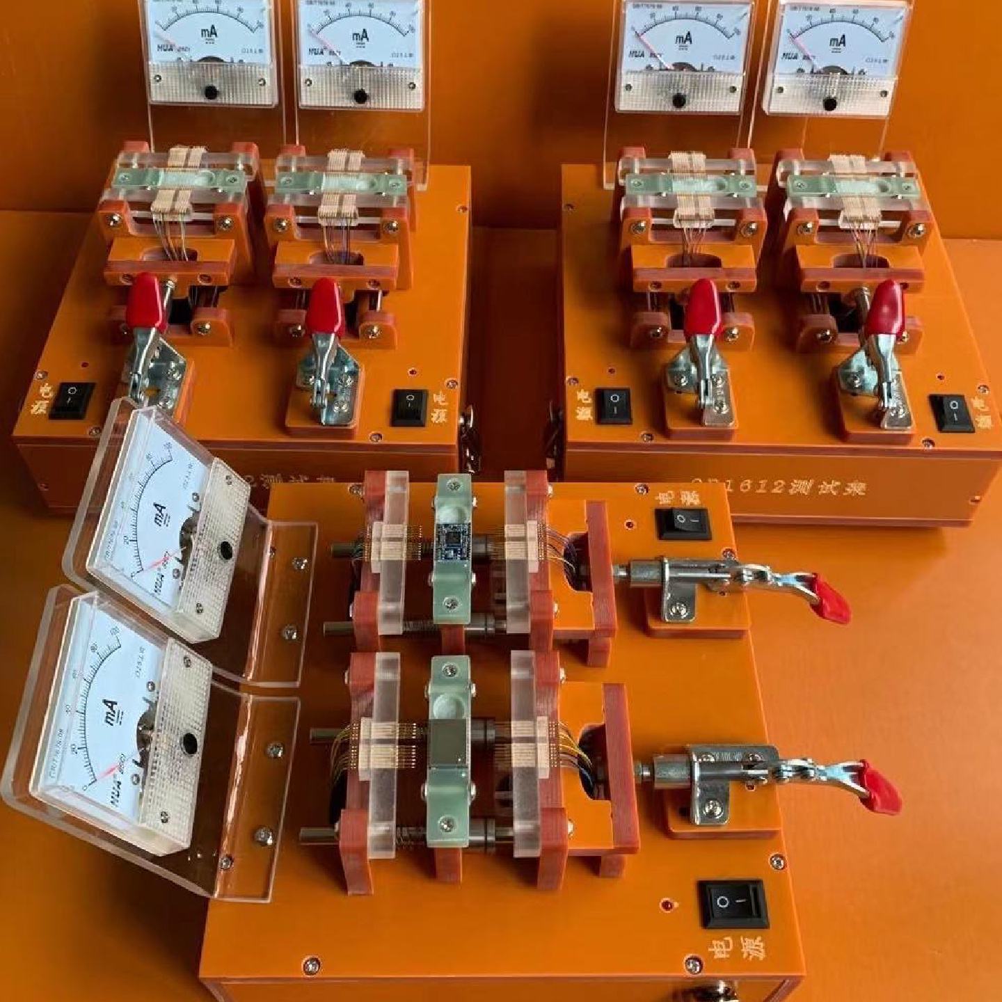 GPS模块模组推式测试治具工装夹具测试夹具非标制作