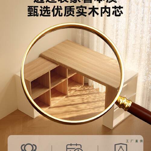 实木转角书桌卧室梳妆台斗柜一体桌子工作台家用学习桌拐角电脑桌