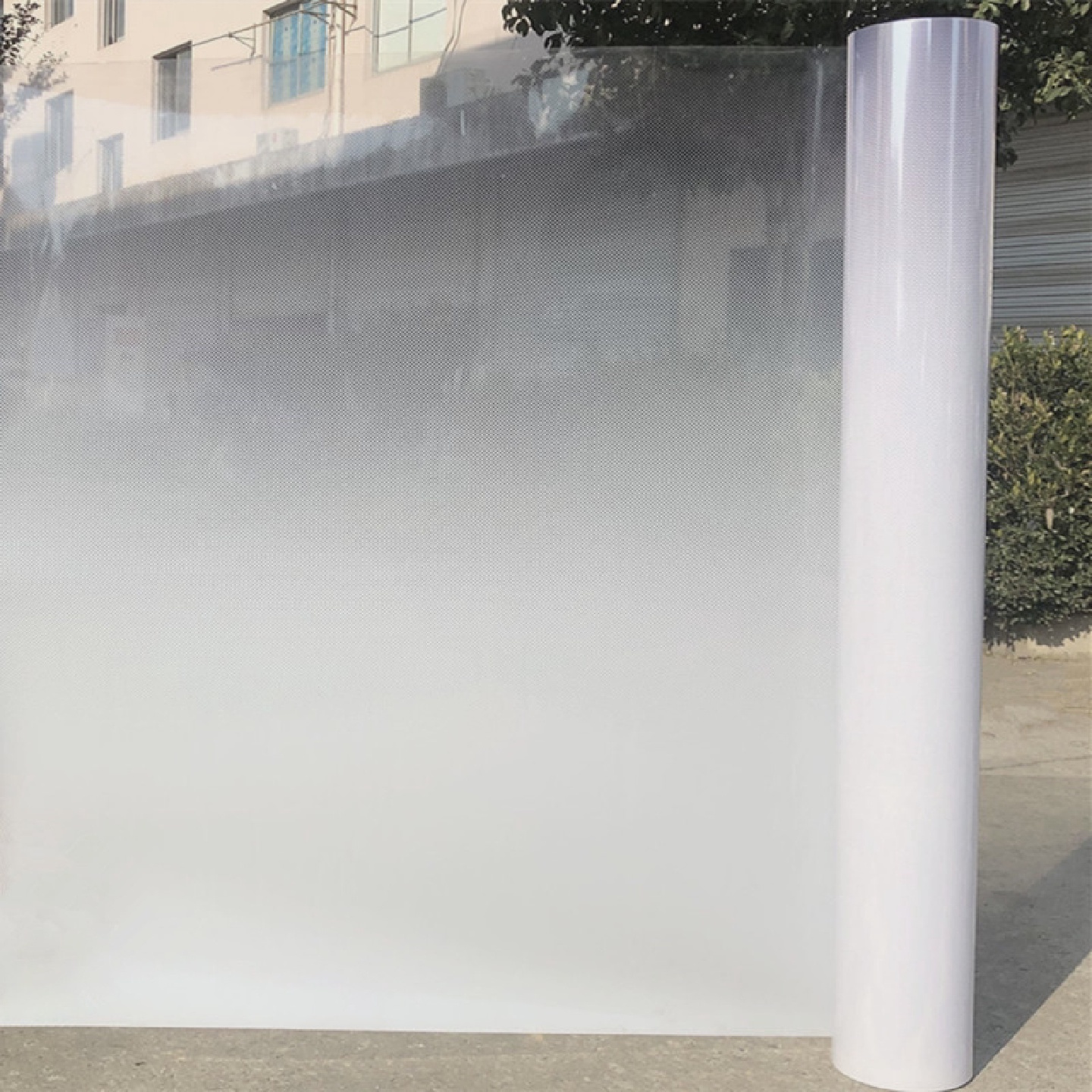 圆点渐层膜单向双向办公室隔断磨砂玻璃贴膜半透光会议室贴纸装饰