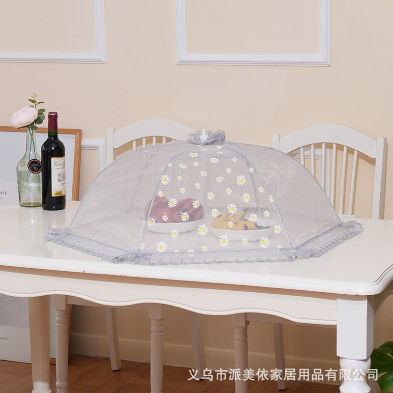 折叠大号菜罩饭菜罩家用防苍蝇食物罩菜罩子盖纱网食物罩盖菜罩