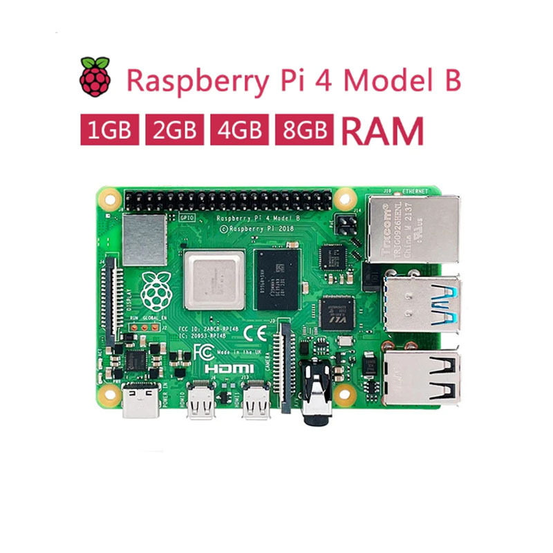 树莓派4代B型 RaspberryPi4 4B 8GB 开发板编程AI入门套件 Python