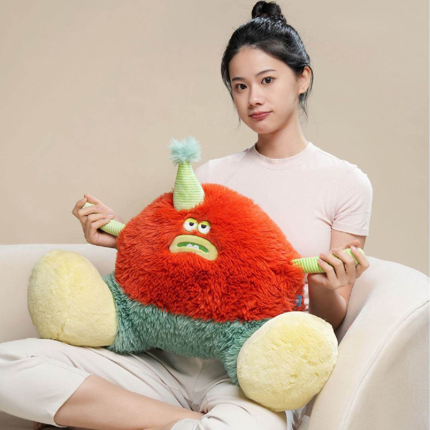 豪伟达爆笑大脚创意腰枕毛绒玩偶车载靠垫办公椅床头靠枕女友礼物