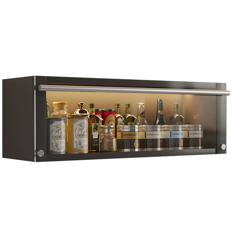 厨房调料置物架壁挂式加厚柜门吊柜下方调味品储物免打孔收纳橱柜