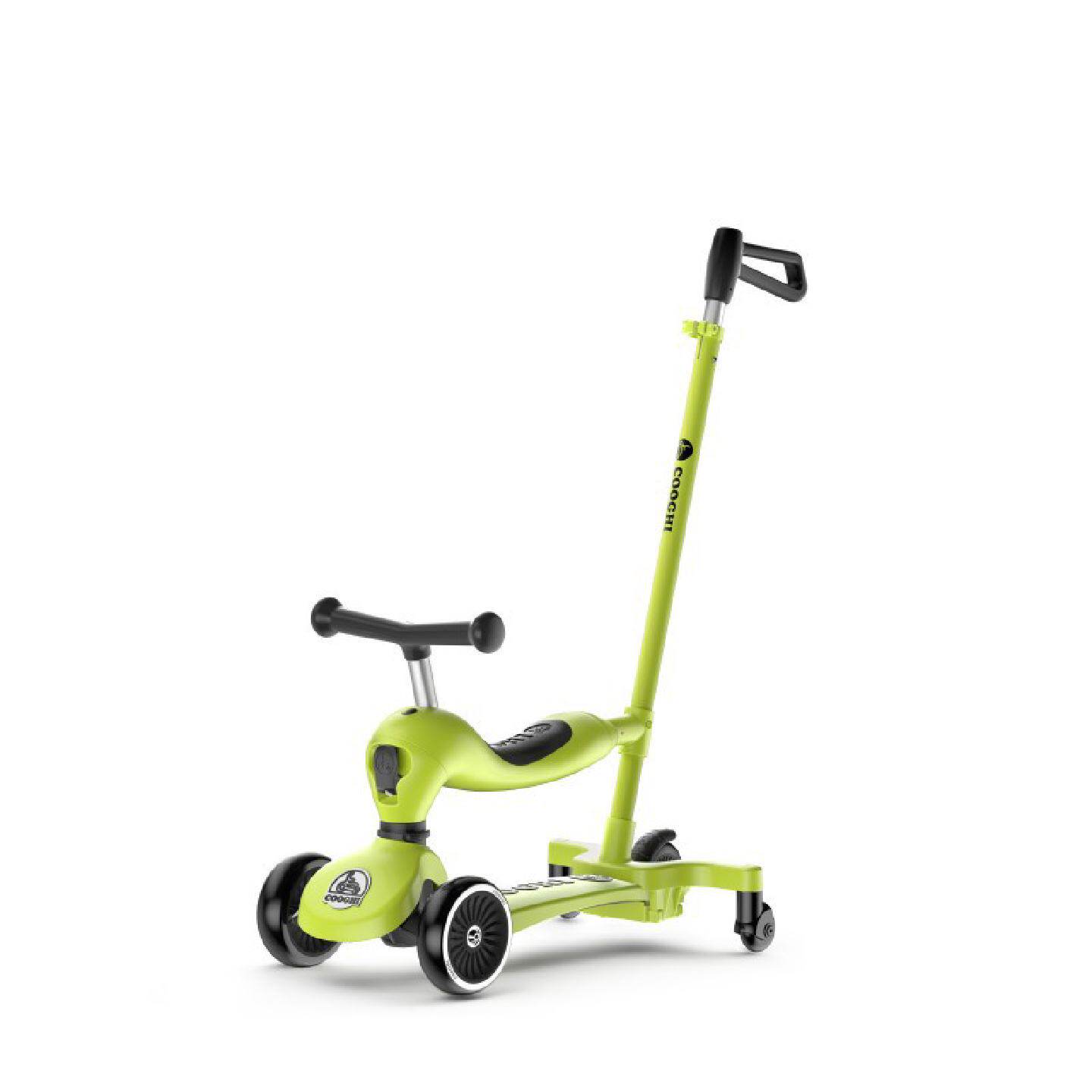 酷骑升级款V3V6儿童滑板车1到3岁三合一学步车宝宝周岁礼物遛娃车