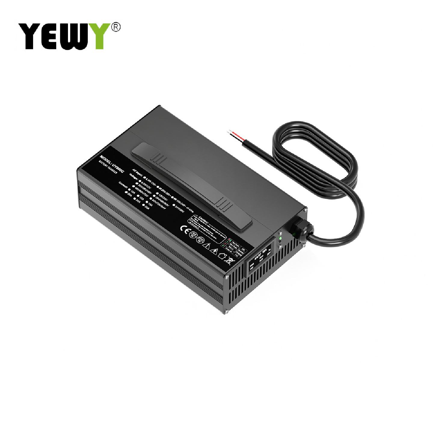 12V40A/12V50A铅酸电池充电器AGMGEL汽车电瓶充电器带显示屏