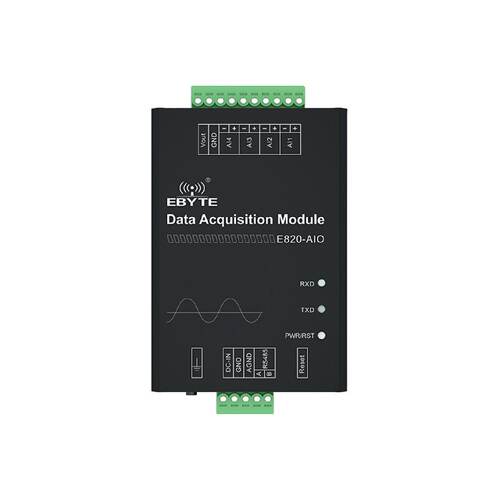 4-20mAa转RS4854路模拟量输入采集模块0-5V高度光耦Modbus-RTU
