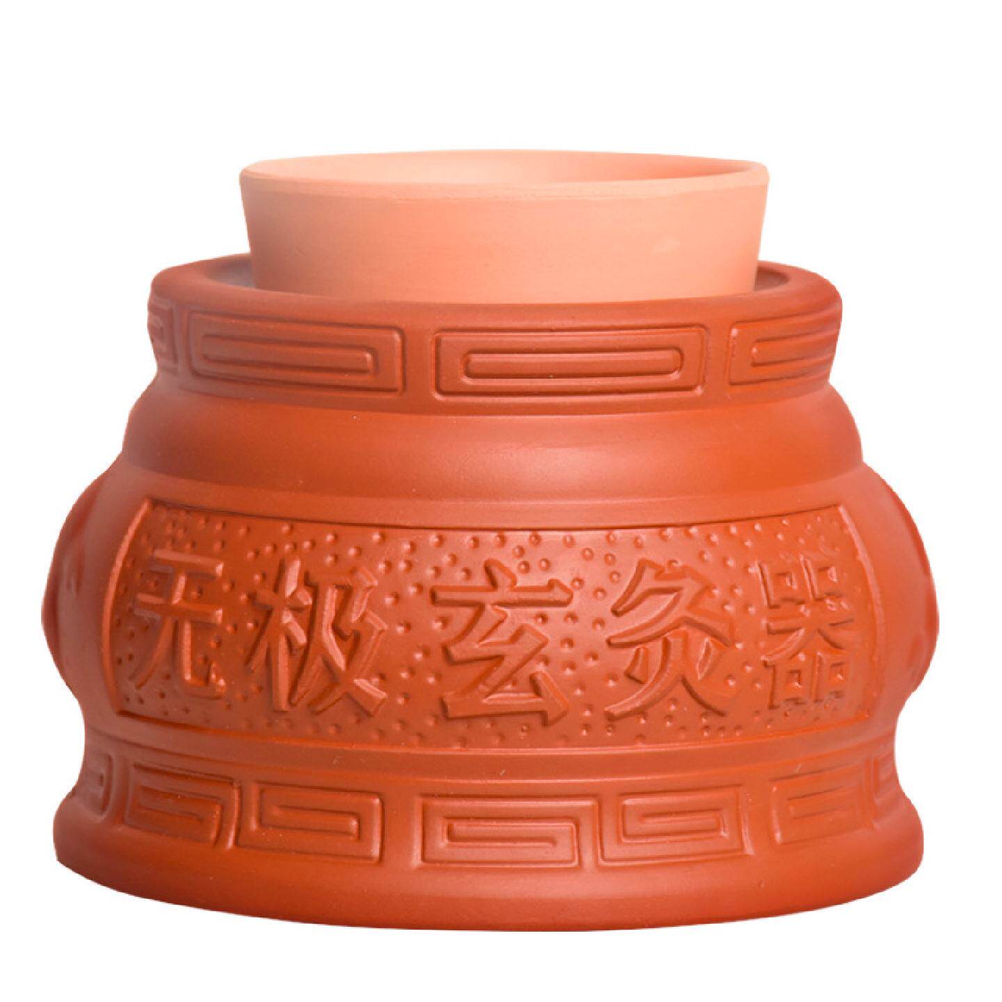 无极玄灸器悬灸罐紫砂艾灸盒艾灸壶家用肚脐艾灸盒随身灸