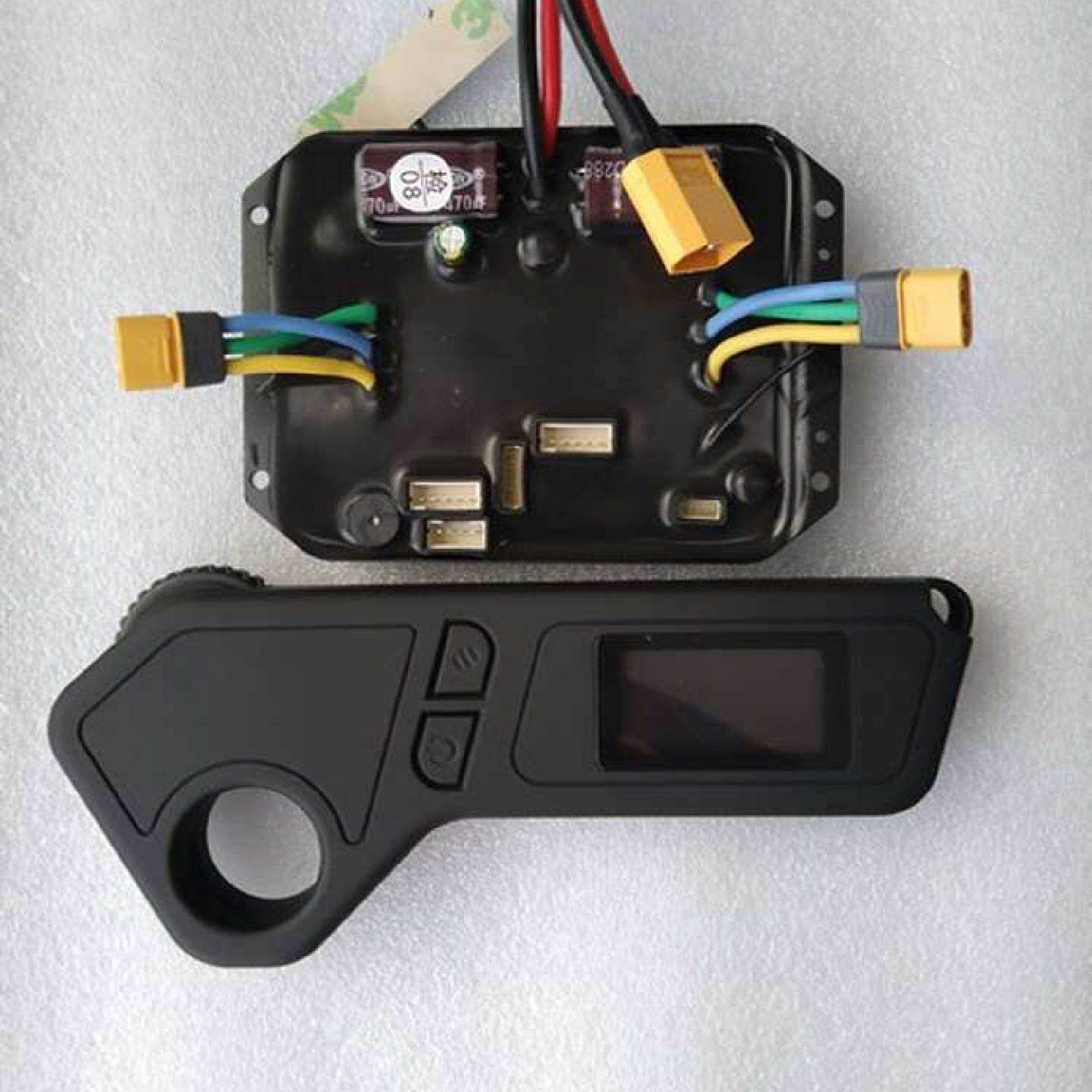 FOC电动四轮滑板车灌胶控制器电机电子调速轮毂双驱驱动凌一
