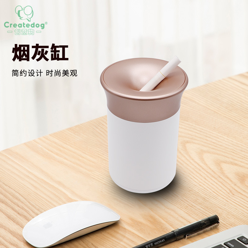 加热不烧烤烟蛋收纳prime 不锈钢创意车载烟灰缸适用IQO3 iluma4