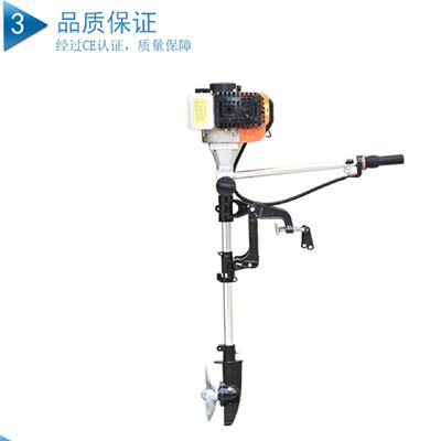 鹿泉市四冲程挂桨机批发零售船用船挂机汽油马达螺旋桨
